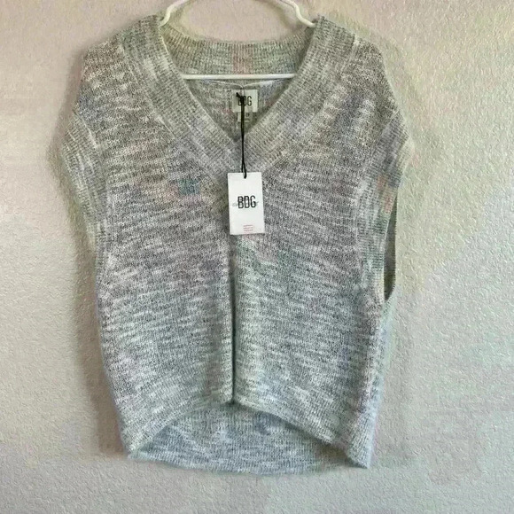 BDG Urban Outfitters Aden V Neck Sweater Vest Pastel Multicolor NWT Women XS - Picture 1 of 10